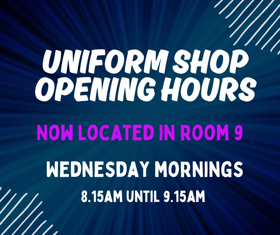 Click Here For Uniform Shop Open Hours
